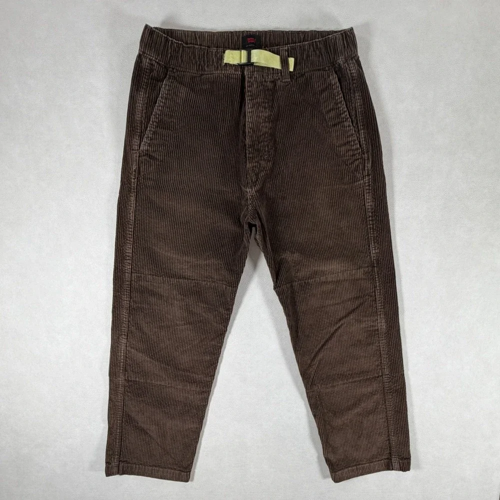 Levis Skateboard Quick Release Strong Corduroy Pants Cordura Brown Mens Medium